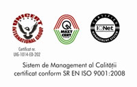 Sistem de Management al Calitatii certificat conform SR EN ISO 9001:2001